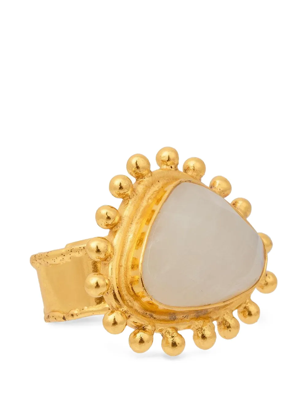Sylvia Toledano Dot moonstone ring - Weiß