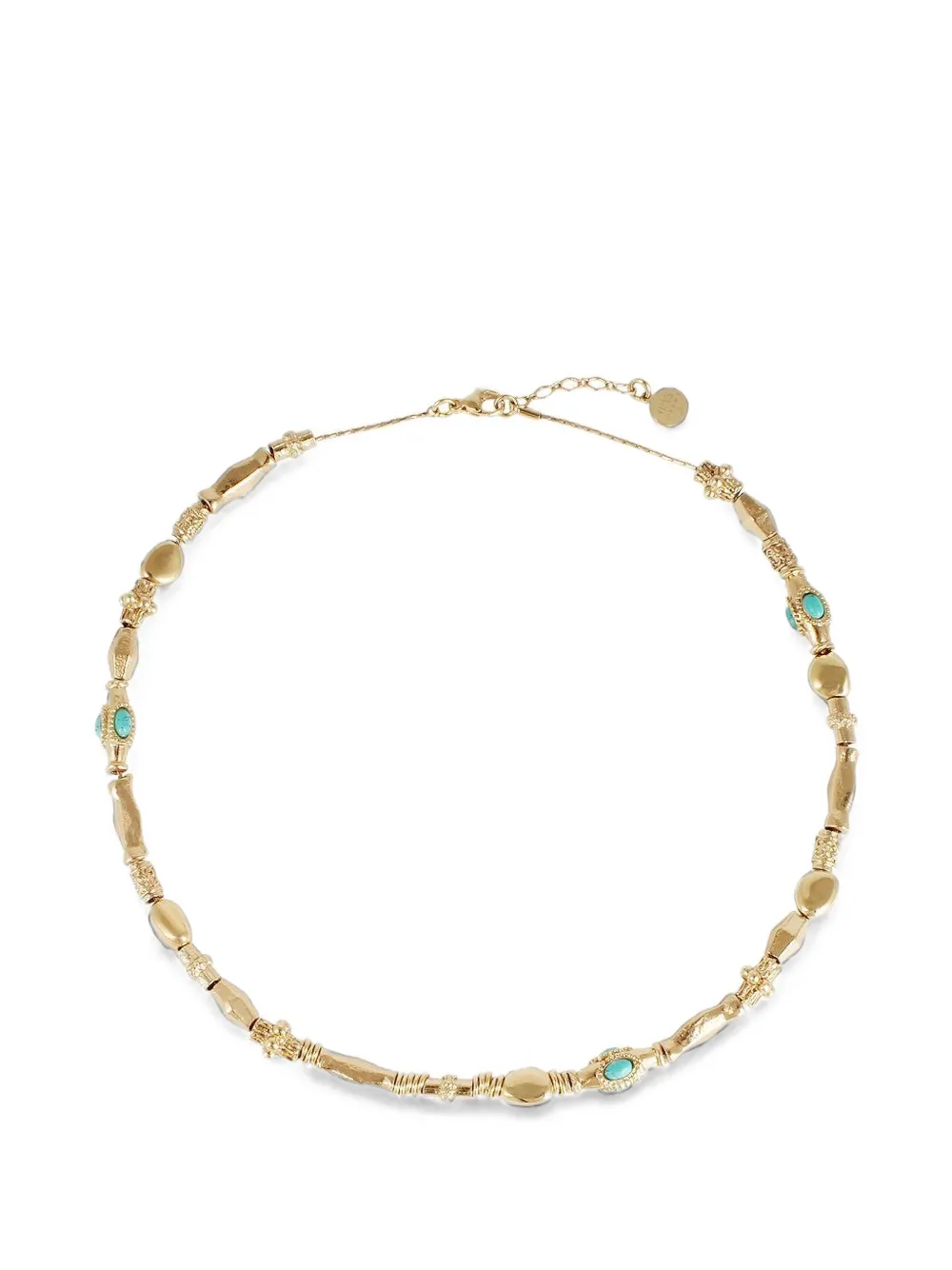 Gas Bijoux Kali turquoise beaded necklaces