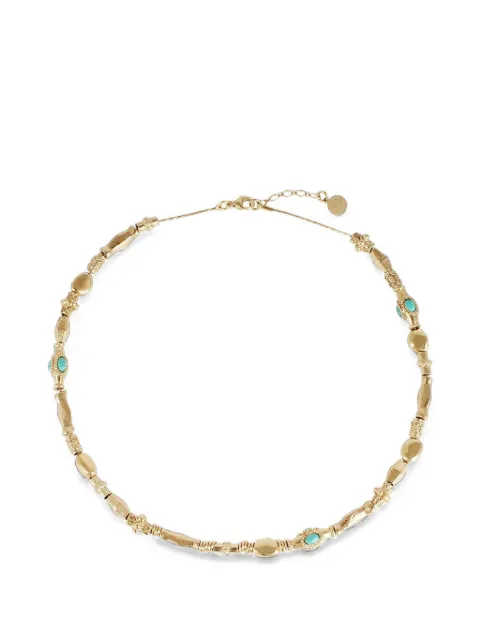 Gas Bijoux Kali turquoise beaded necklaces