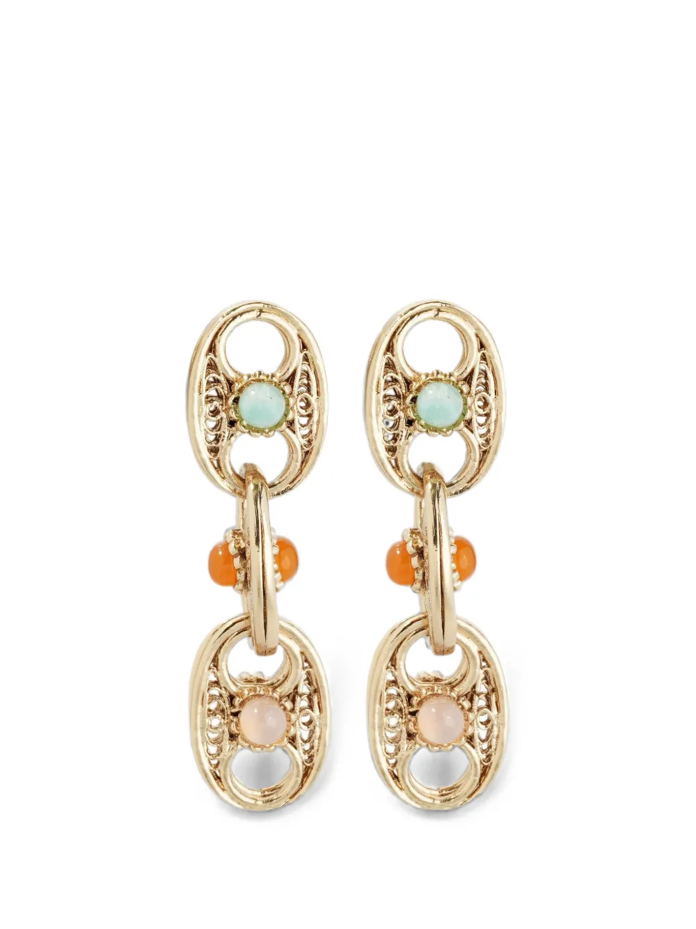 Gas Bijoux Carthage multi-link earrings - Oro