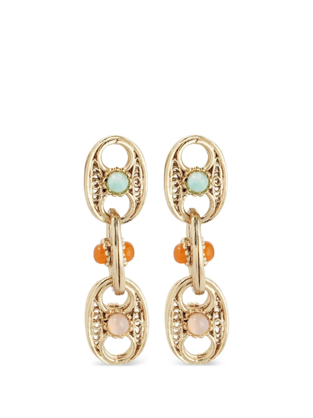 Gas Bijoux Carthage multi-link earrings - Oro