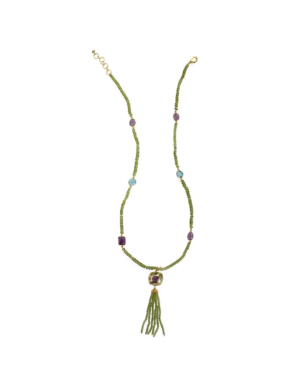 Bounkit Jewelry Dominique tassel-drop necklaces - Gold