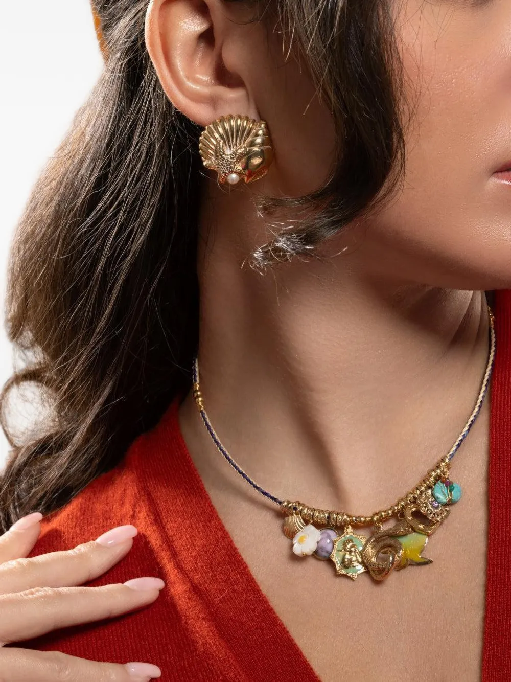 Gas Bijoux Mareva pearl-embellished earrings