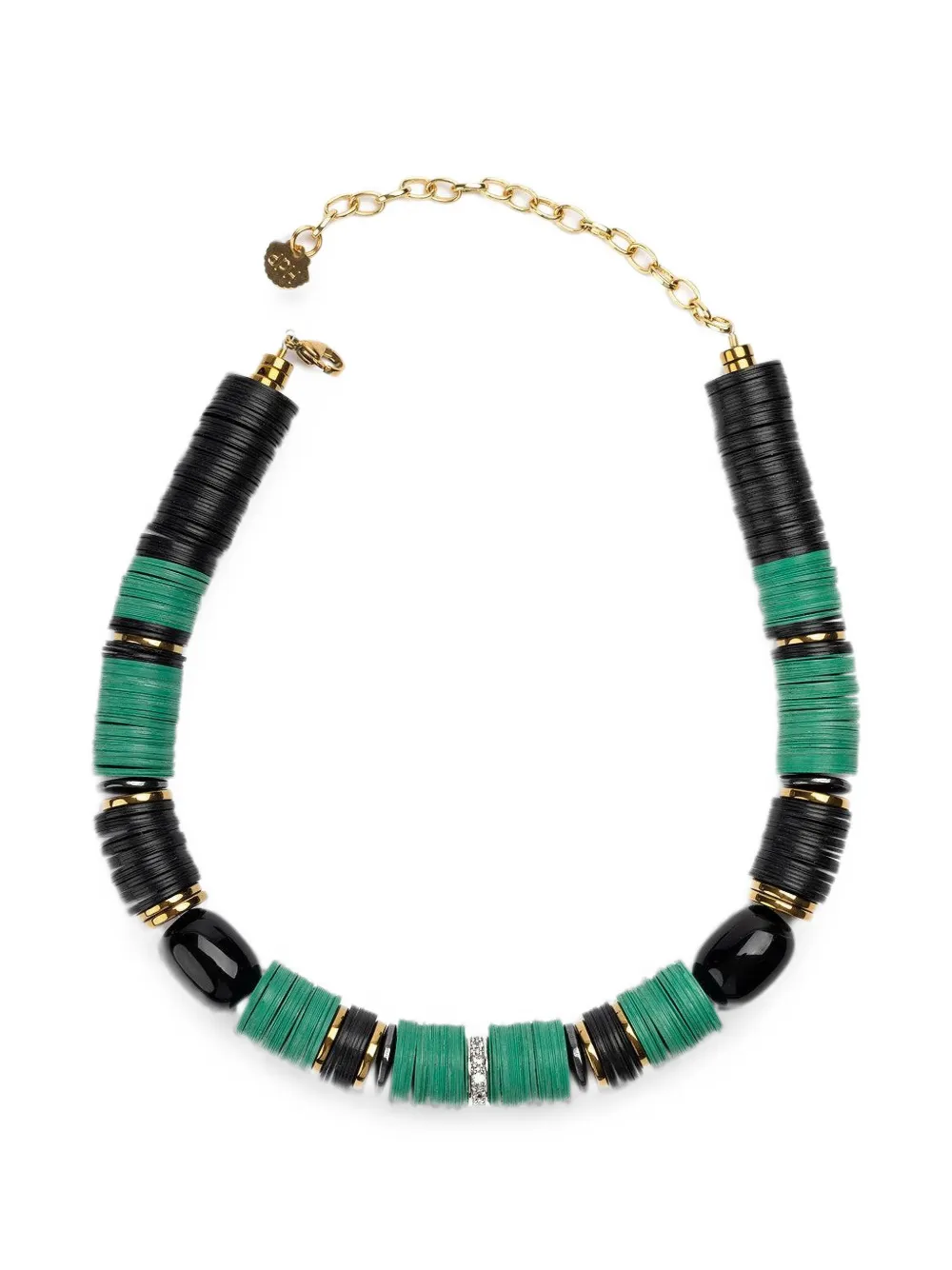 Hijas de Puka Jaipur beaded necklace - Gold