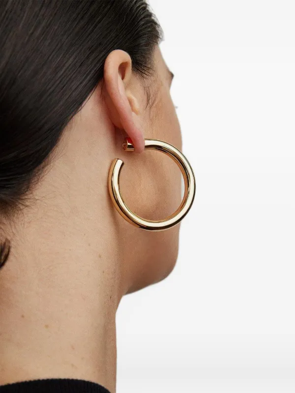 Jennifer Fisher Baby Samira Hoop Earrings in Gold