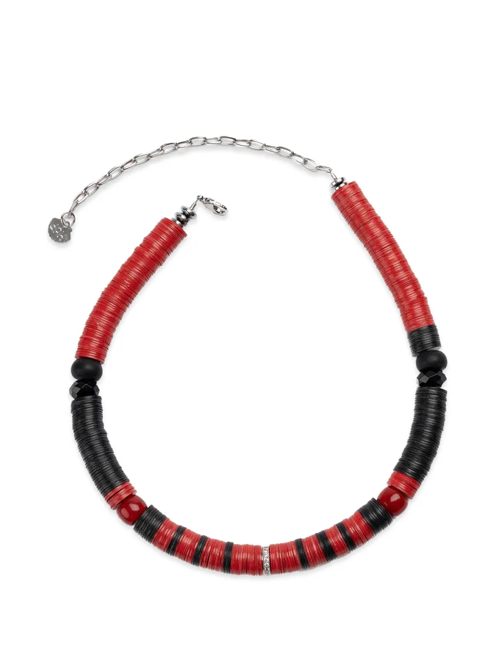 Hijas de Puka Jaipur beaded necklace - Rot