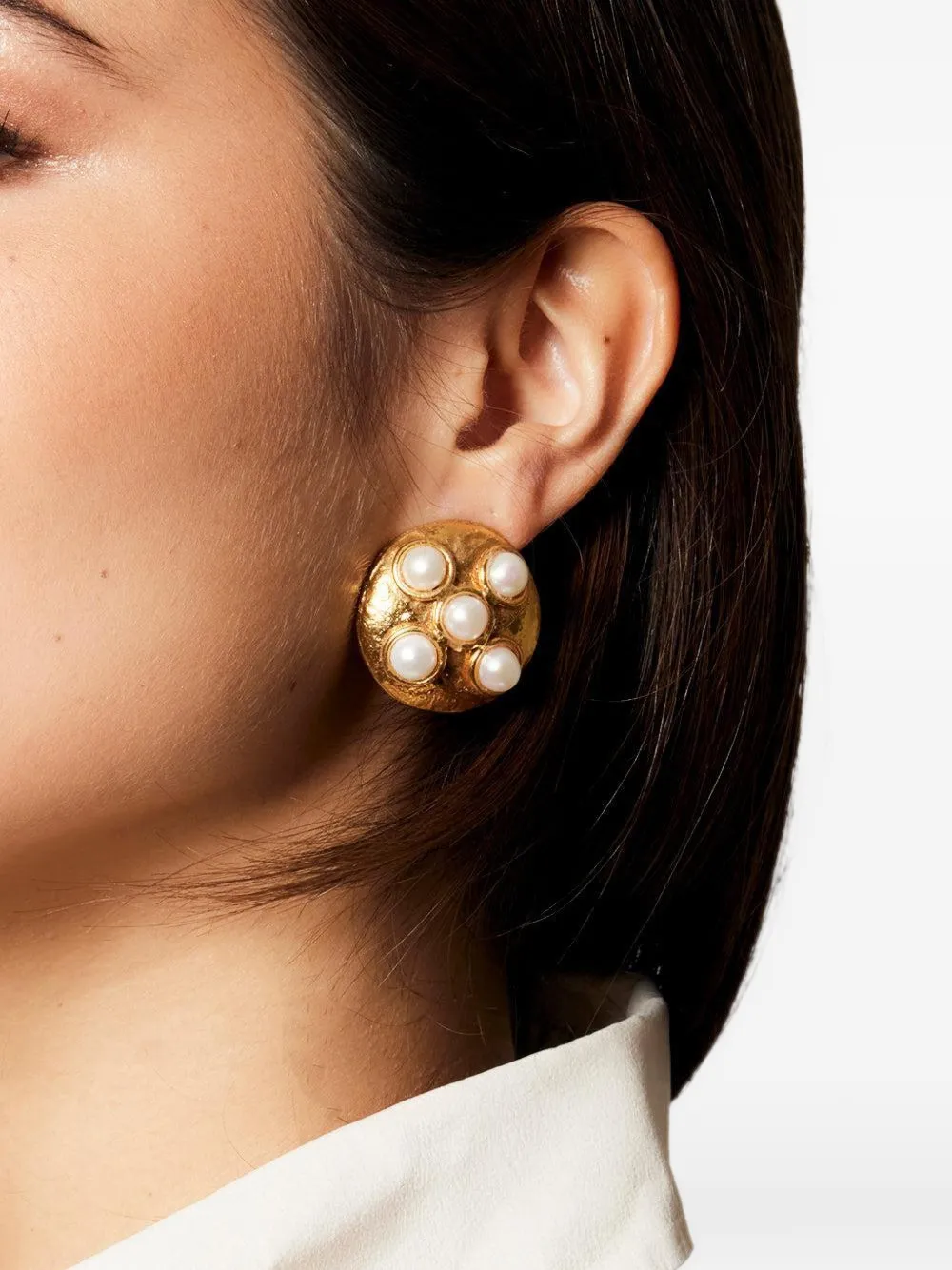 Sylvia Toledano Theodora pearl-embellished earrings - Oro