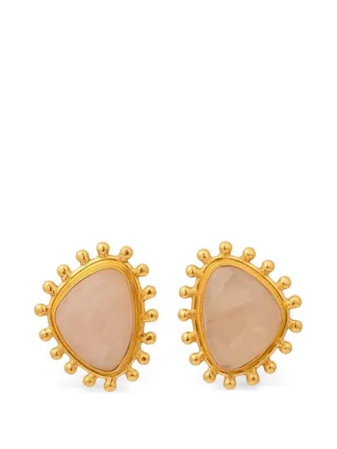 Sylvia Toledano Dots quartz-embellished beaded earrings