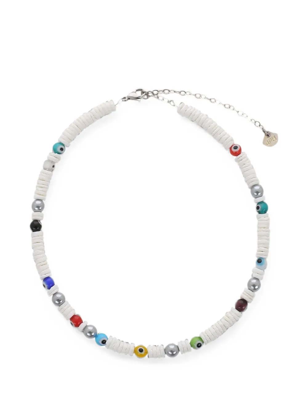 Hijas de Puka shell eye-beads necklace