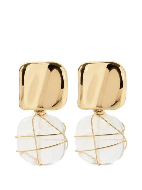 Gas Bijoux Rainbow rock crystal earrings