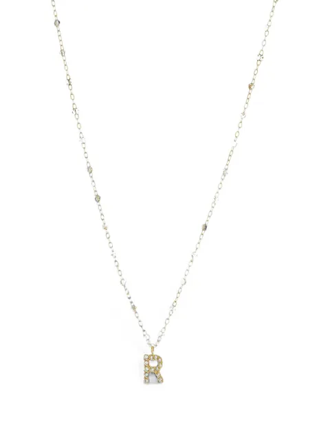 Gigi Clozeau Initial-pendant diamond necklace
