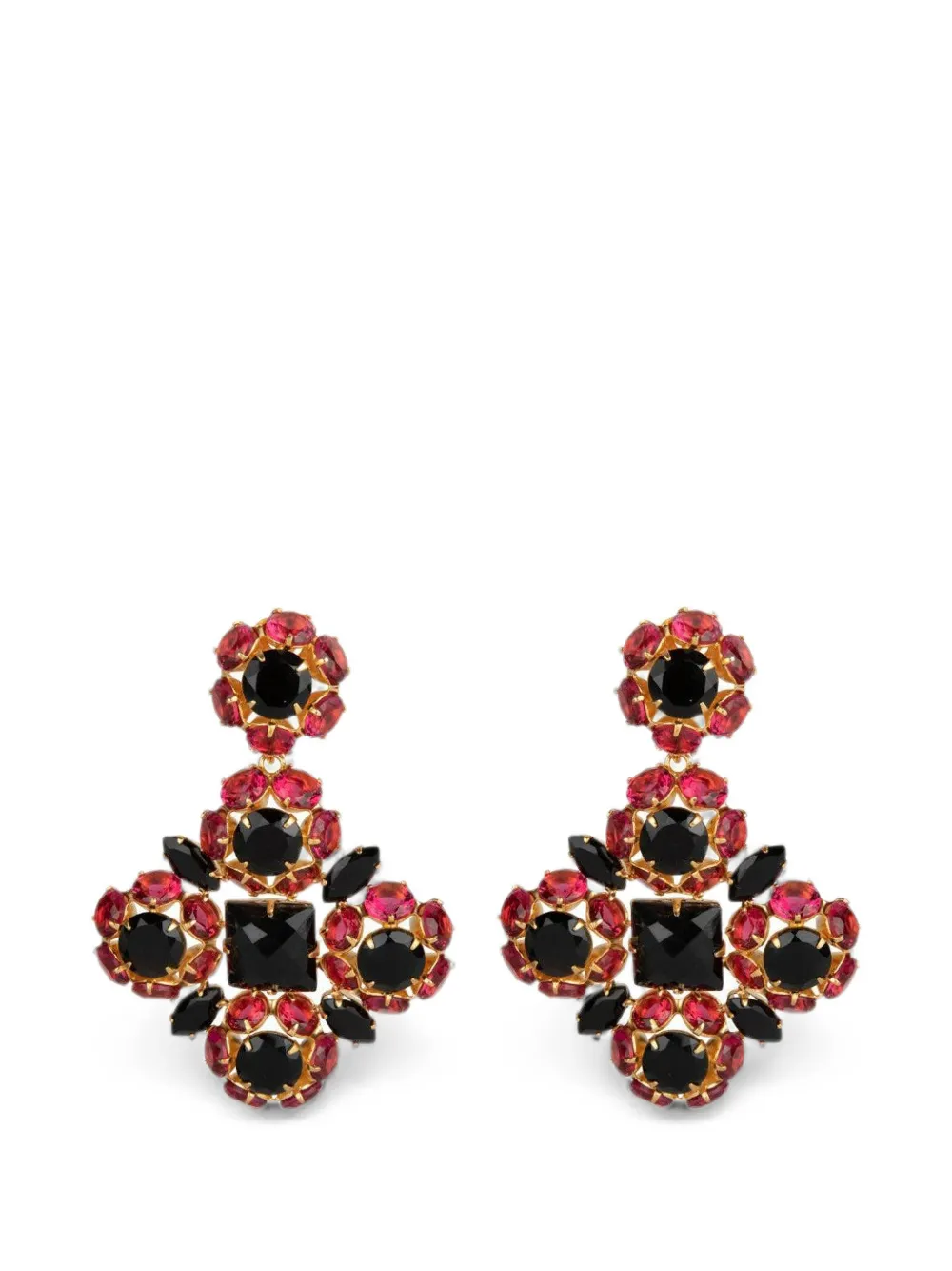Bounkit Jewelry Ariadne cluster drop earrings - Gold