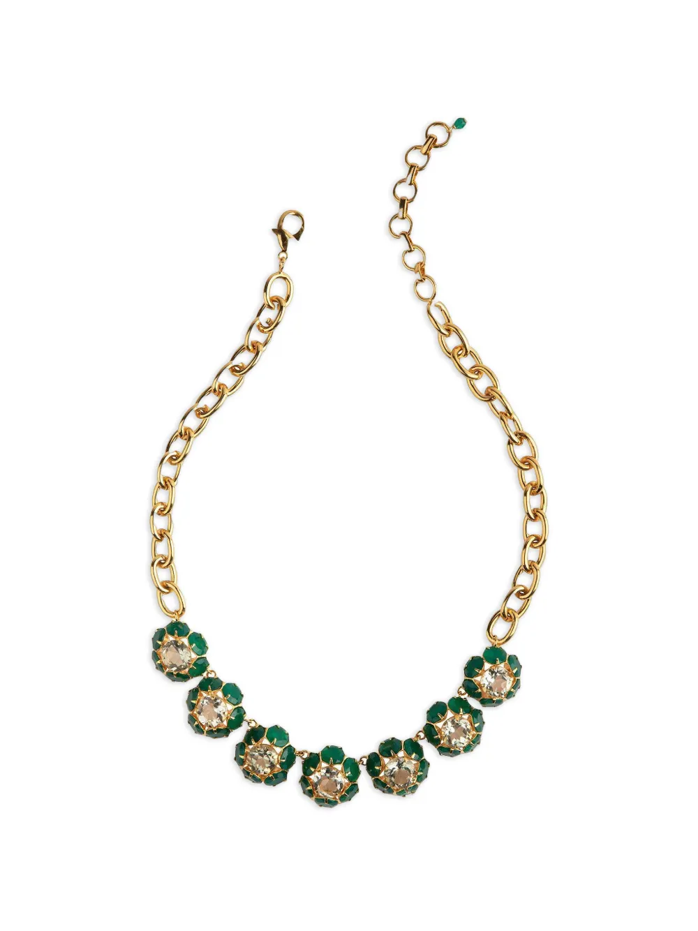 Bounkit Jewelry Odessa onyx amethyst necklace - Oro