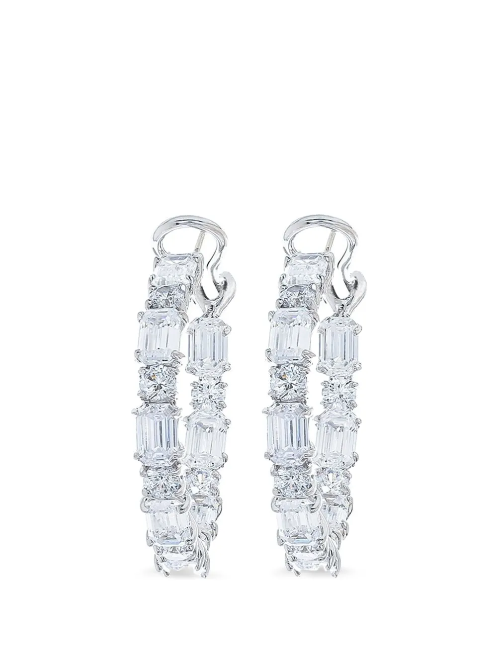 Fantasia by Deserio hoop earrings - Silber