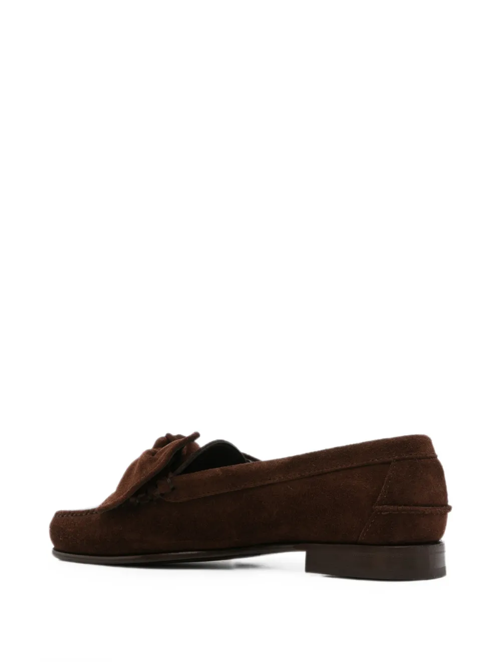 Hereu bow-detail suede loafers Bruin