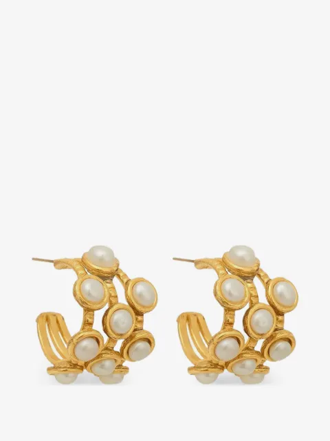 Sylvia Toledano pendientes Thalits con detalle de perlas