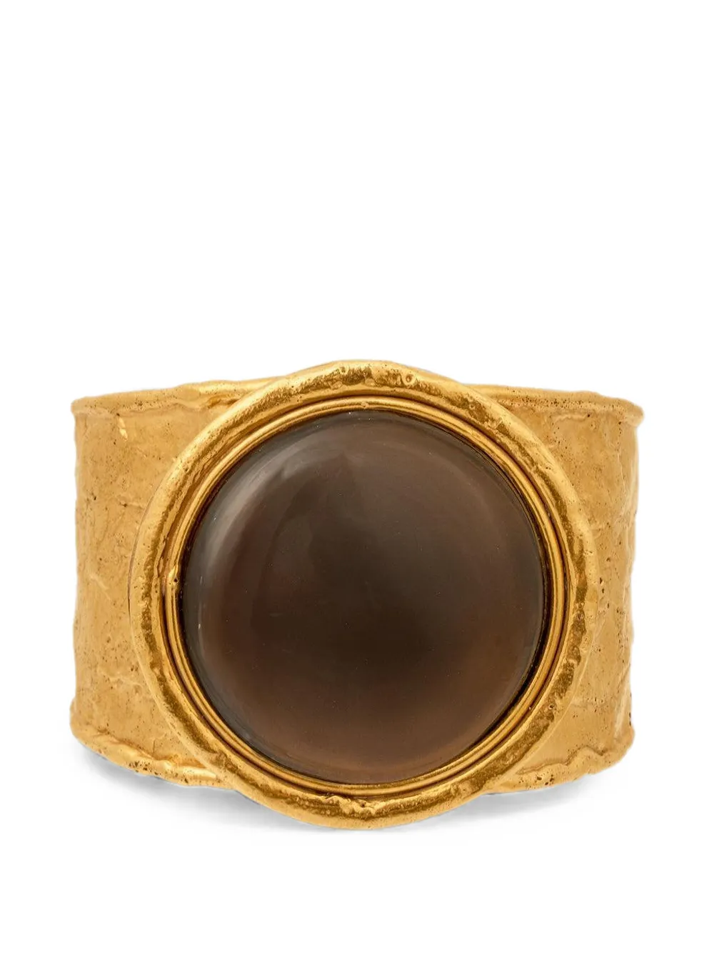 Sylvia Toledano Cornaline Sphere Cuff Bracelet In Gold
