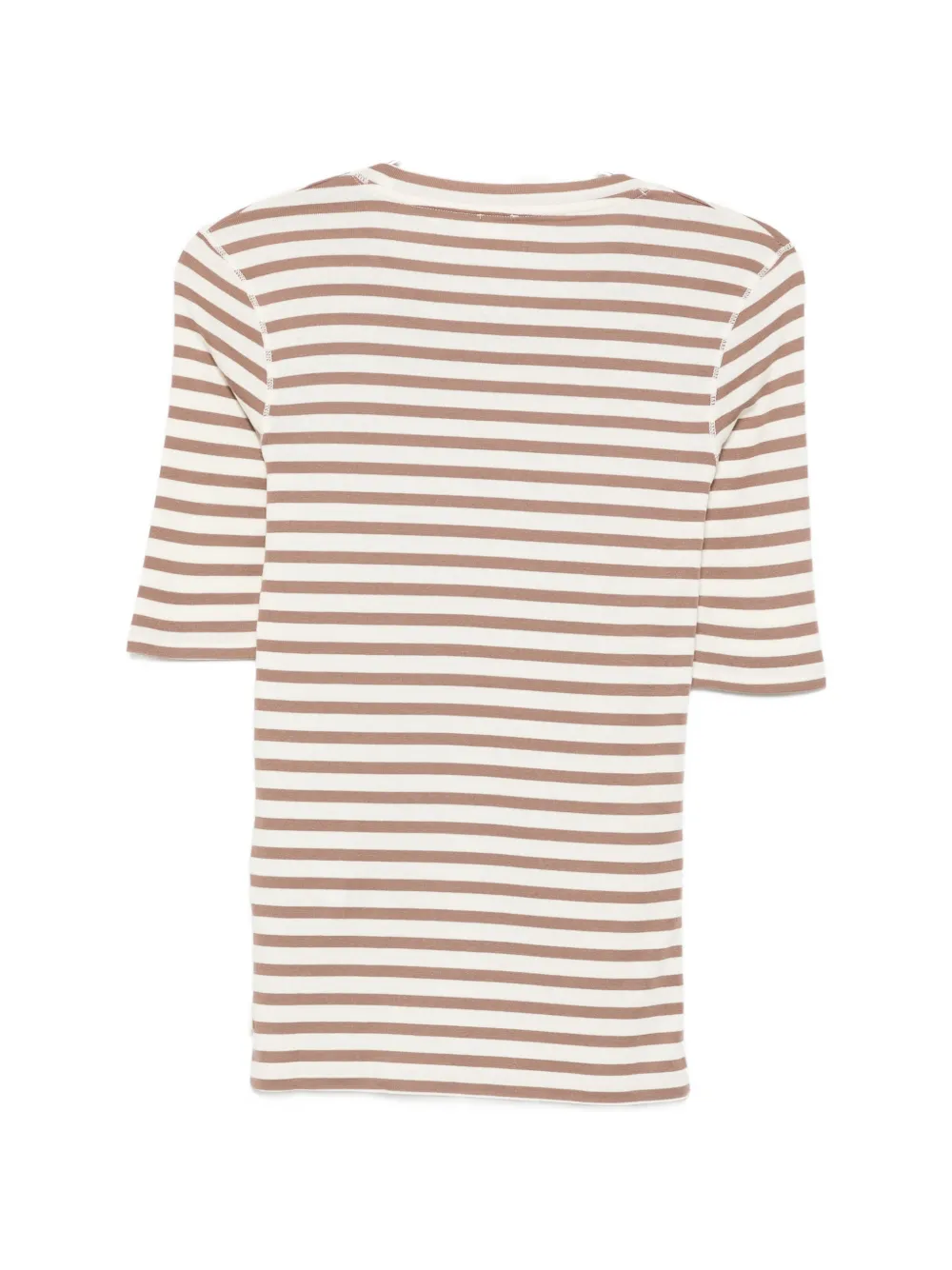 Closed Gestreept T-shirt Beige