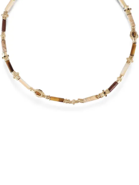 Gas Bijoux collar Kali con ojo de tigre