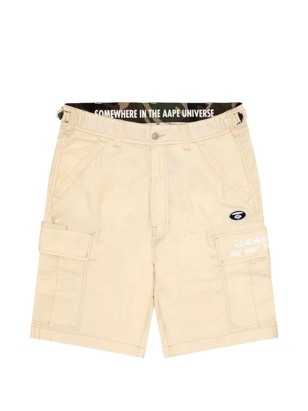 AAPE BY *A BATHING APE® Moonface cargo shorts - Neutrals