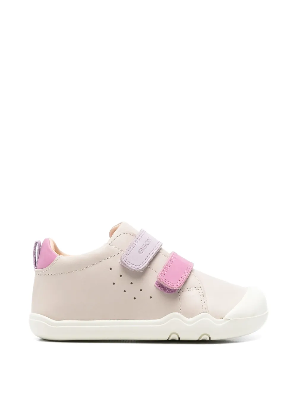 Geox Kids Sneakers mit Klettverschluss - Nude