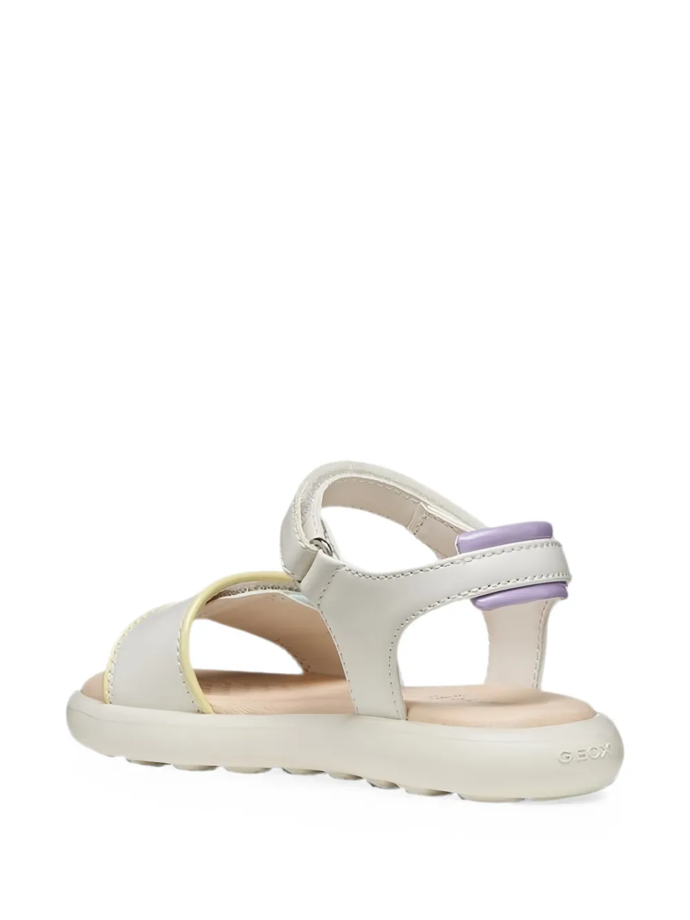 Geox Kids Puffypop touch-strap sandals Wit
