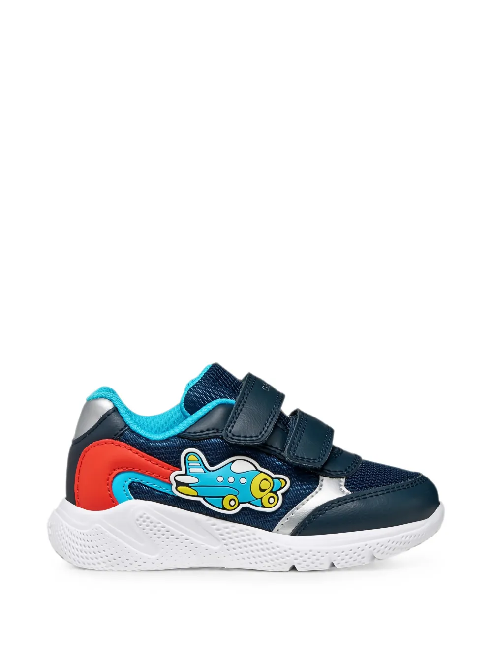 Geox Kids touch-strap sneakers Blauw