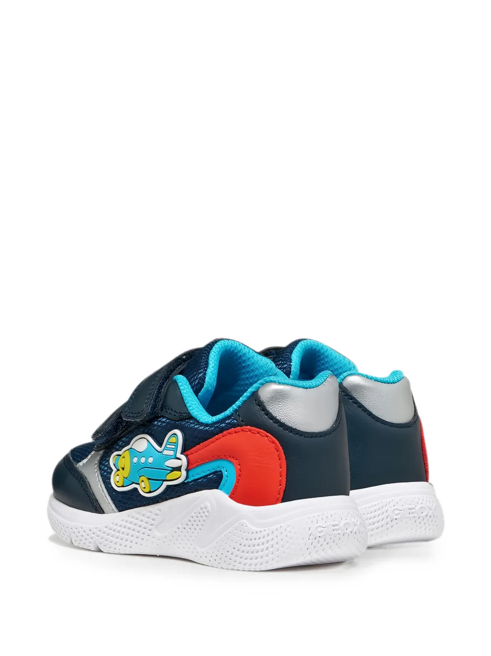 Geox Kids touch-strap sneakers Blauw
