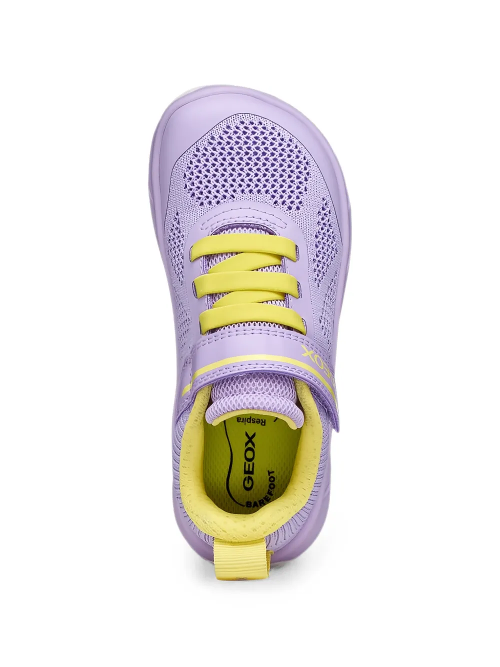 Geox Kids touch-strap sneakers Paars