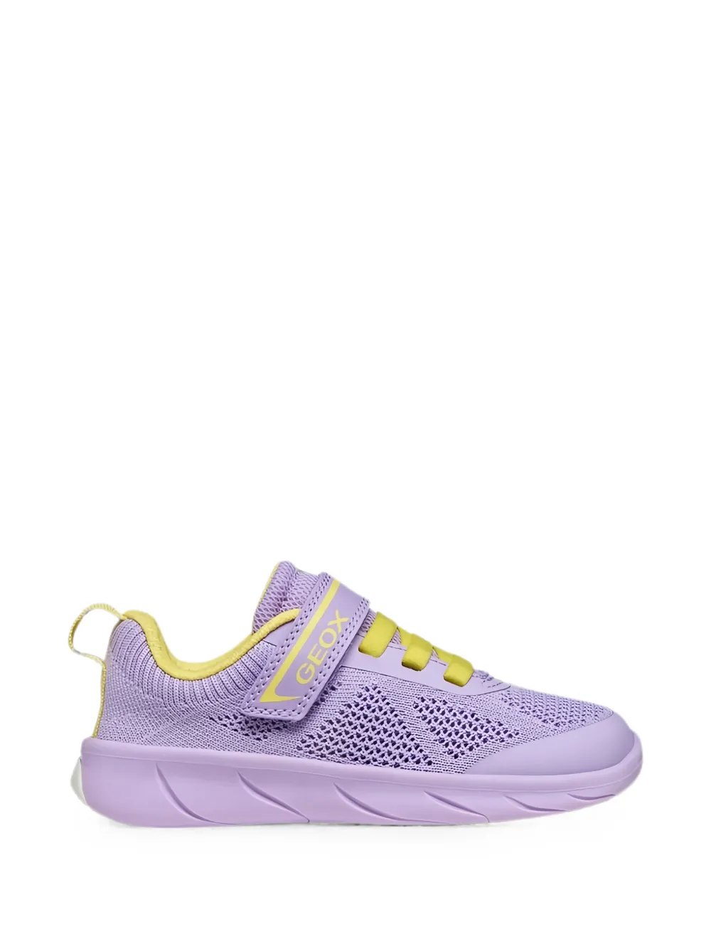 Geox Kids touch-strap sneakers Paars