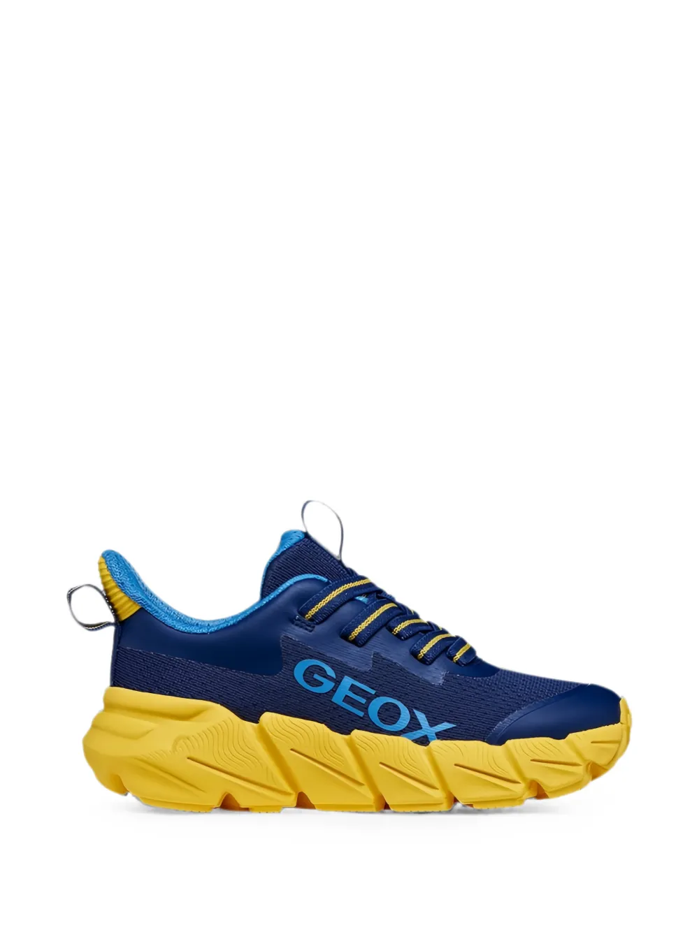 Geox Kids Flexyper Fast logo-print running sneakers Blauw