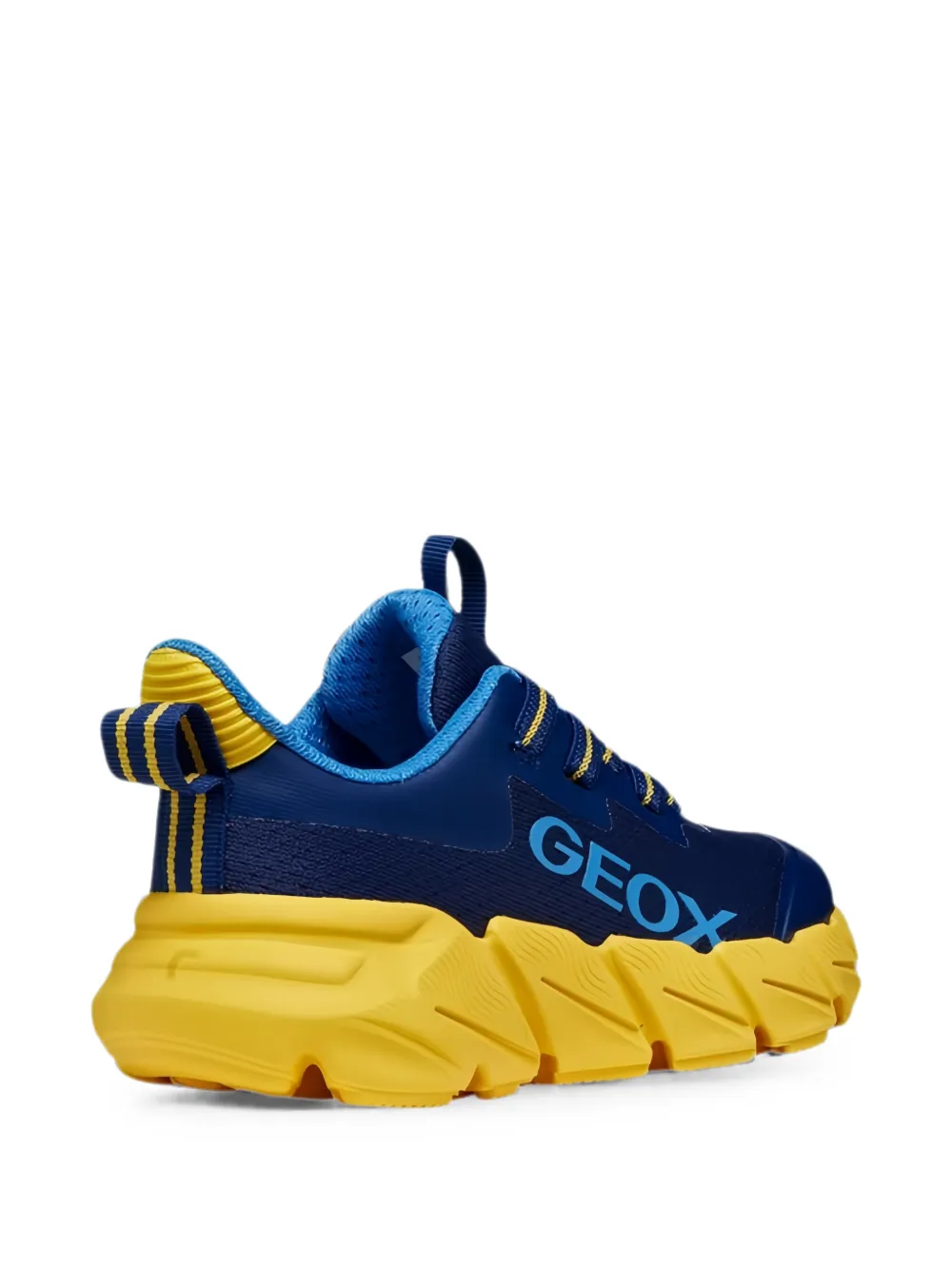 Geox Kids Flexyper Fast logo-print running sneakers Blauw
