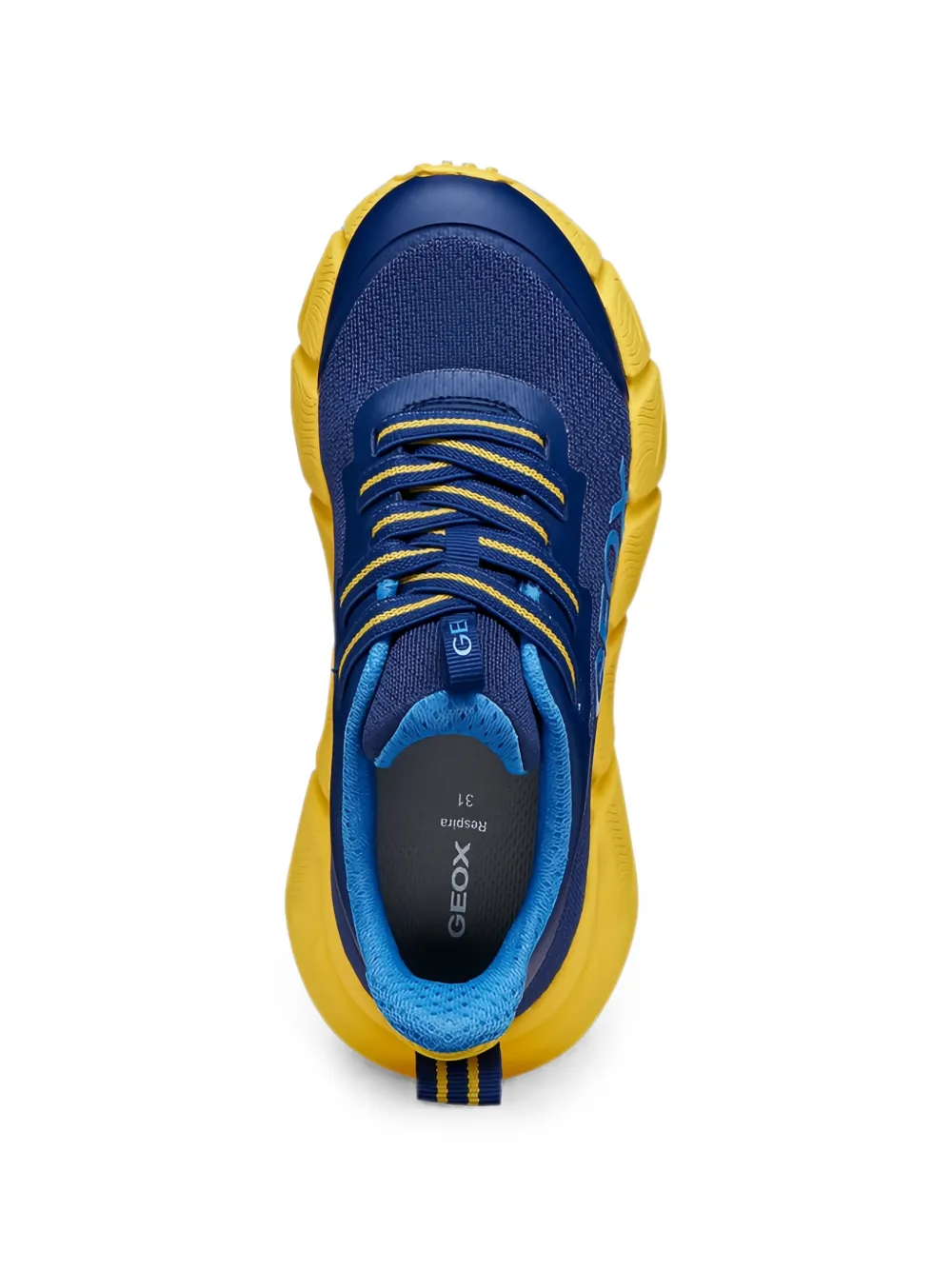 Geox Kids Flexyper Fast logo-print running sneakers Blauw