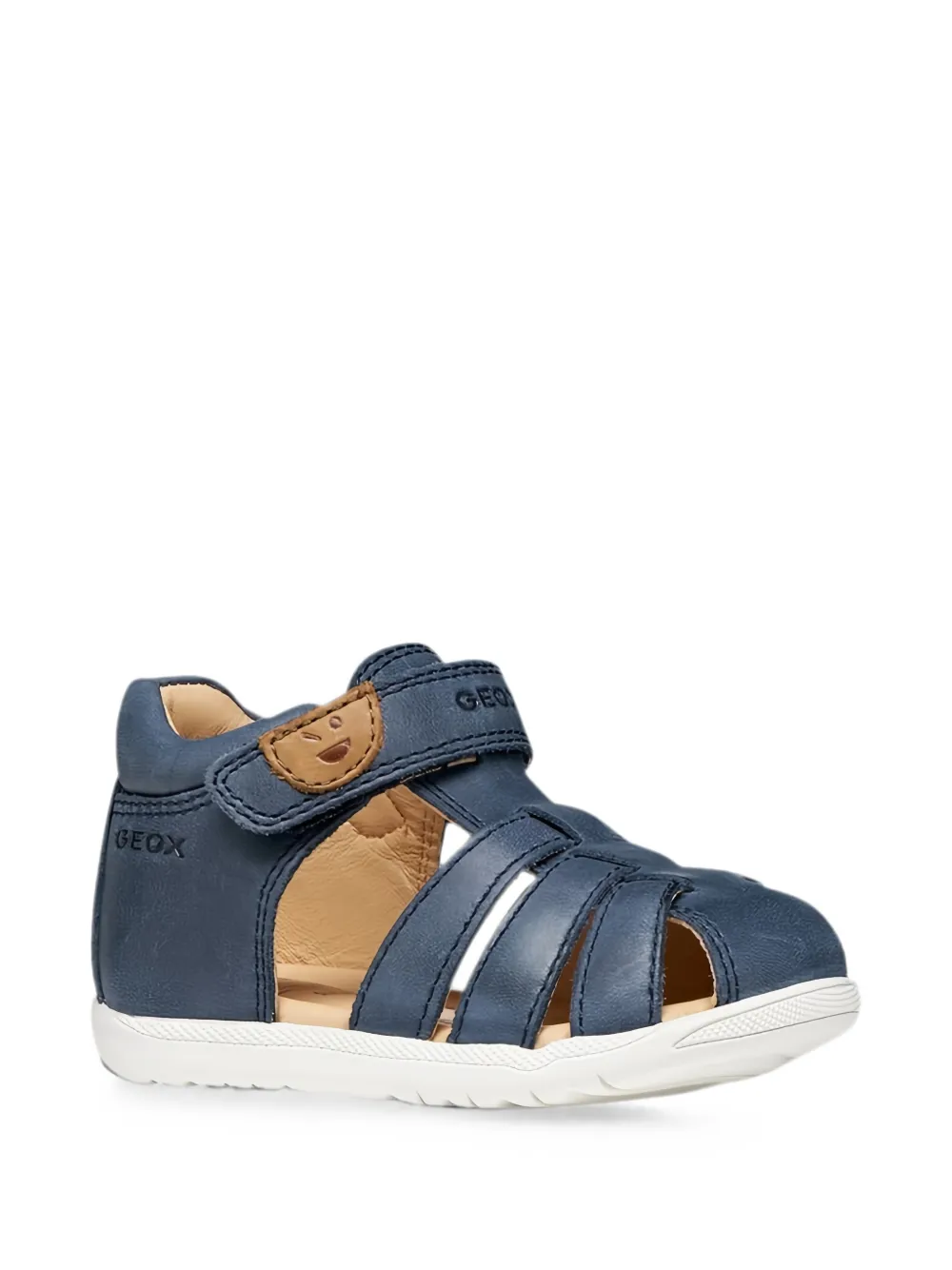 Geox Kids Macchia touch-strap closed-toe sandals Blauw