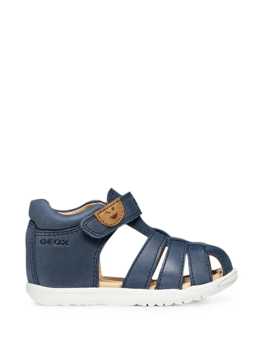 Geox Kids Macchia touch-strap closed-toe sandals Blauw