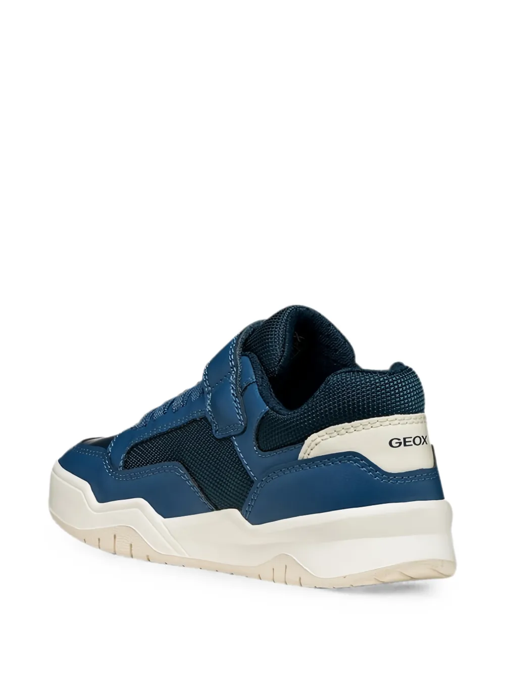 Geox Kids Perth panelled touch-strap sneakers Blauw