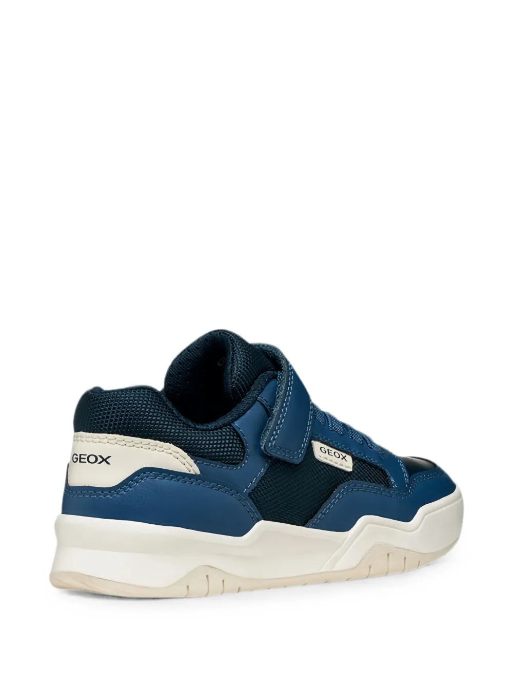 Geox Kids Perth panelled touch-strap sneakers Blauw