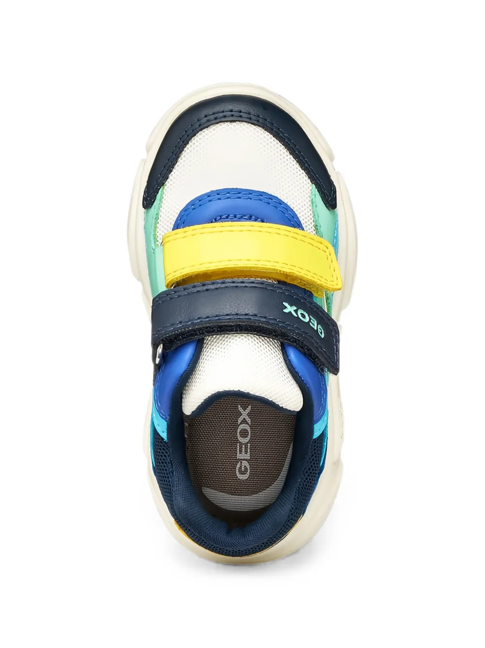 Geox Kids Ciufciuf touch-strap sneakers Blauw