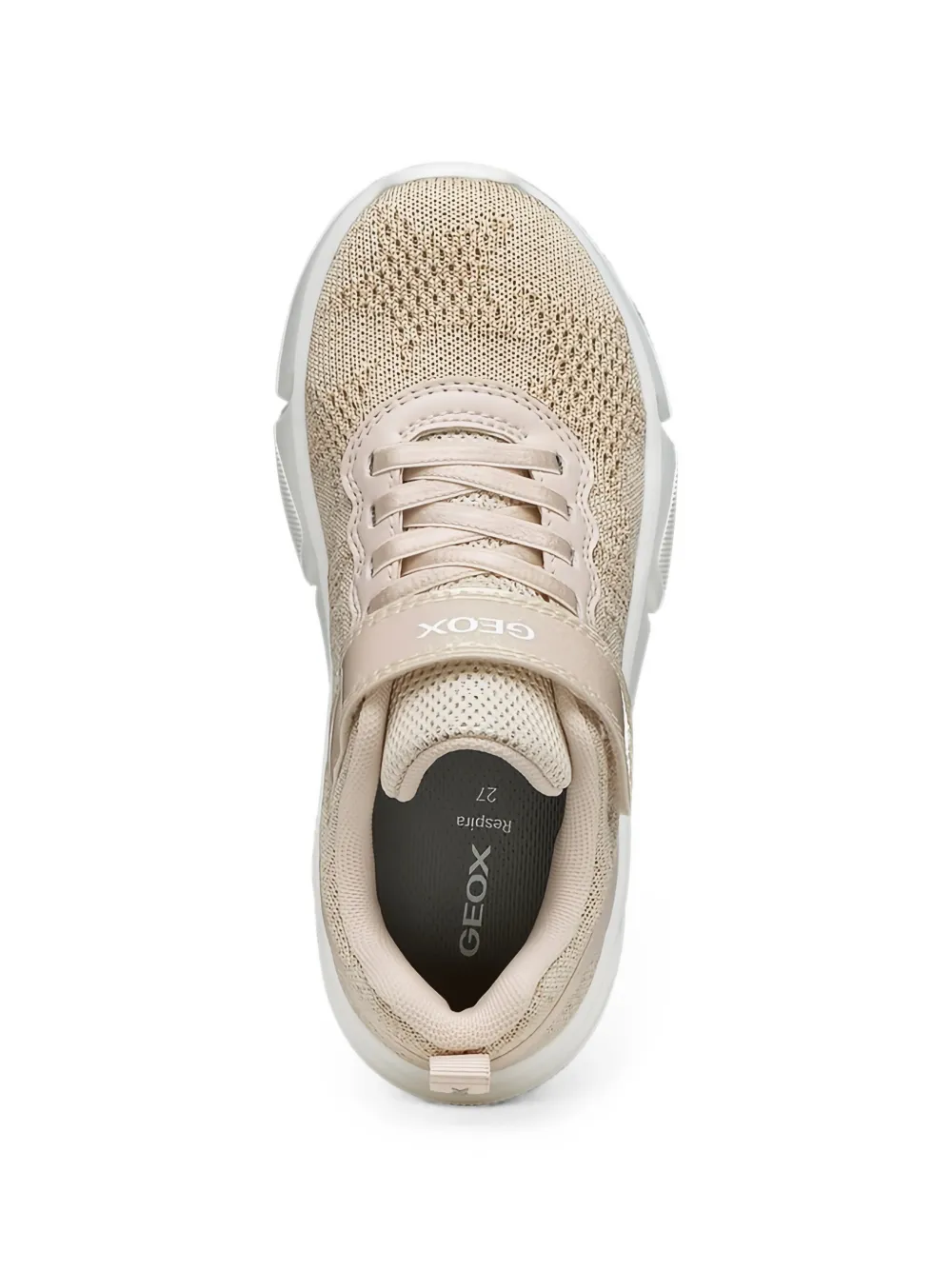 Geox Kids Aril touch-strap sneakers Beige