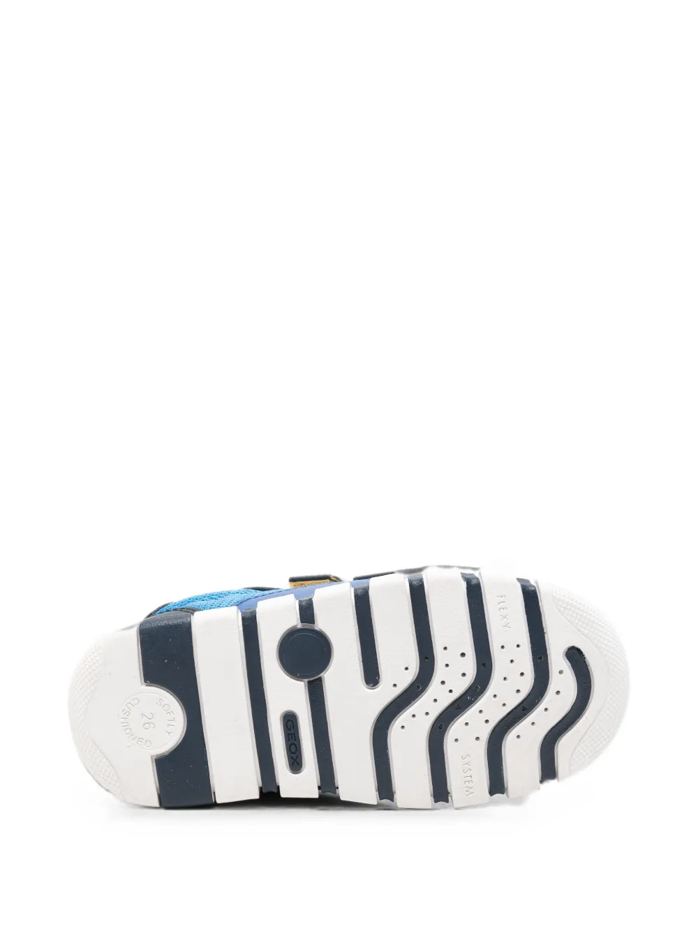 Geox Kids Sneakers met klittenband Blauw