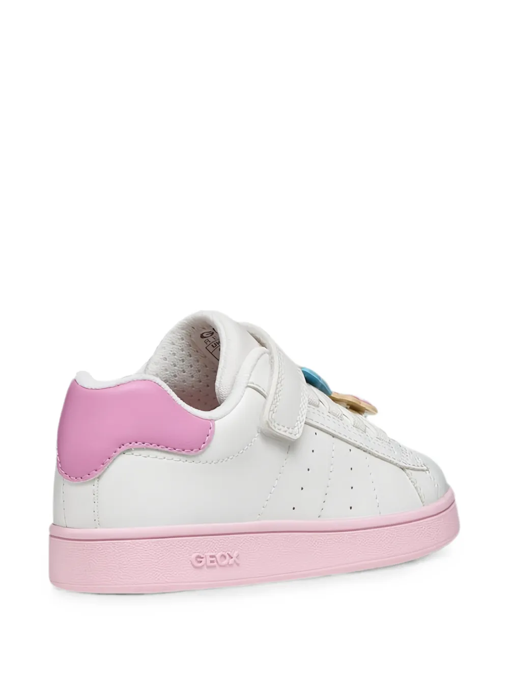 Geox Kids Eclyper touch-strap sneakers Wit