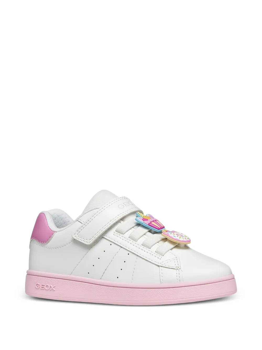 Geox Kids Eclyper touch-strap sneakers Wit