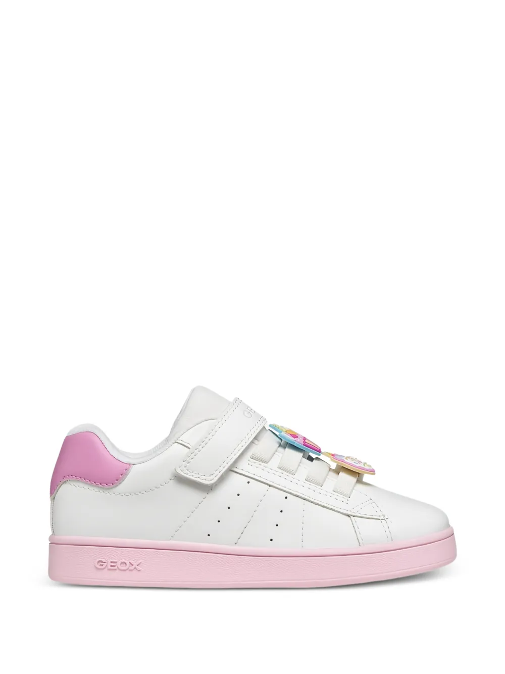 Geox Kids Eclyper touch-strap sneakers Wit