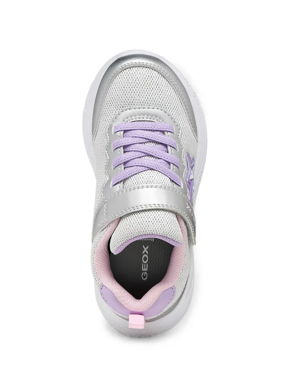 Geox Kids Sprintye star-patch sneakers Zilver