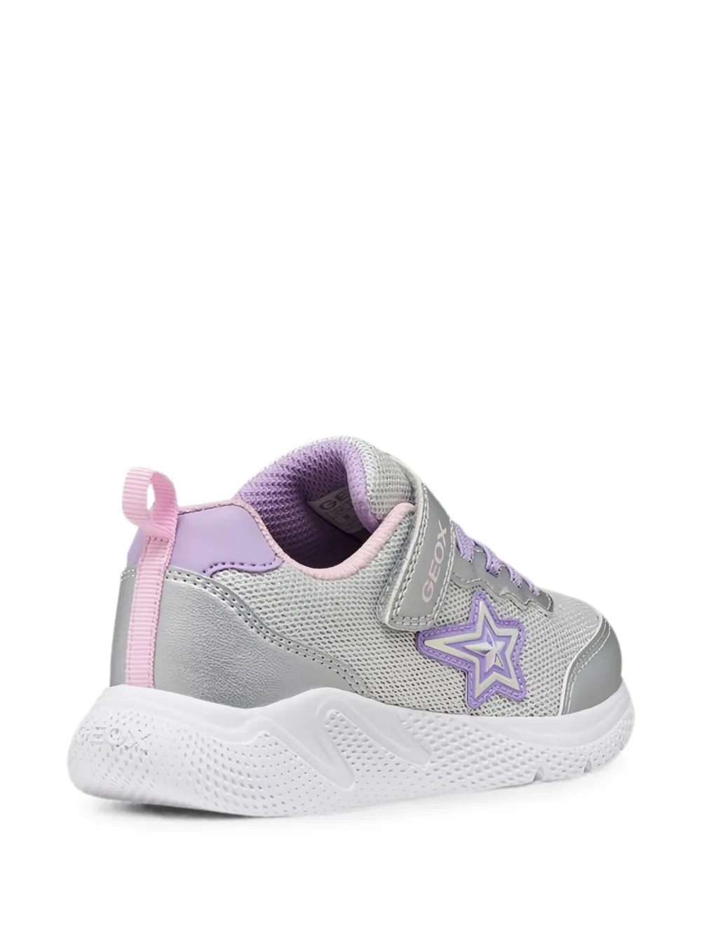 Geox Kids Sprintye star-patch sneakers Zilver