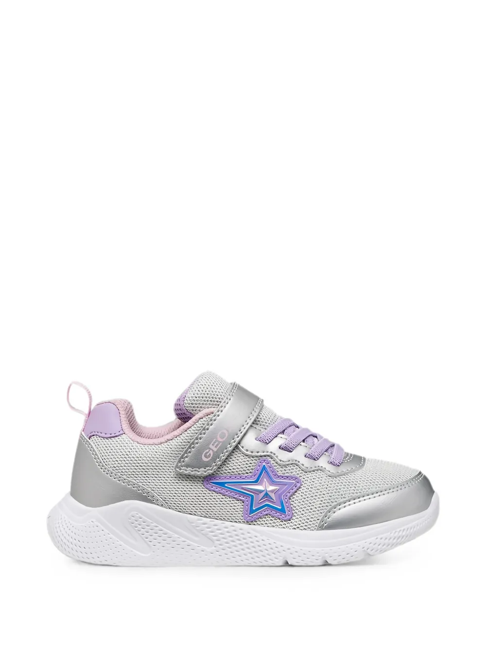 Geox Kids Sprintye star-patch sneakers Zilver