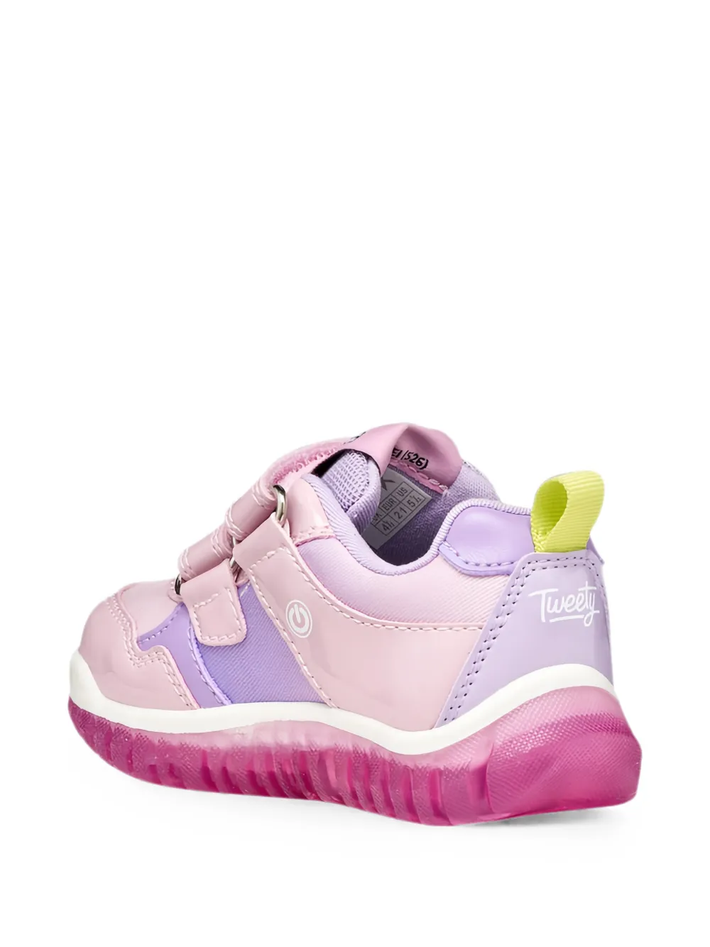 Geox Kids Lightyloo Toddle Tweety-print sneakers Paars