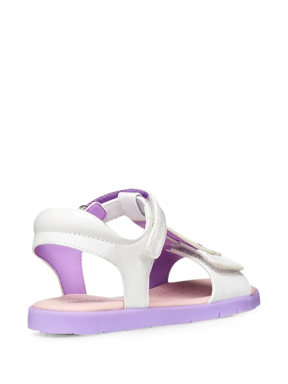 Geox Kids Joyfoot touch-strap sandals Wit
