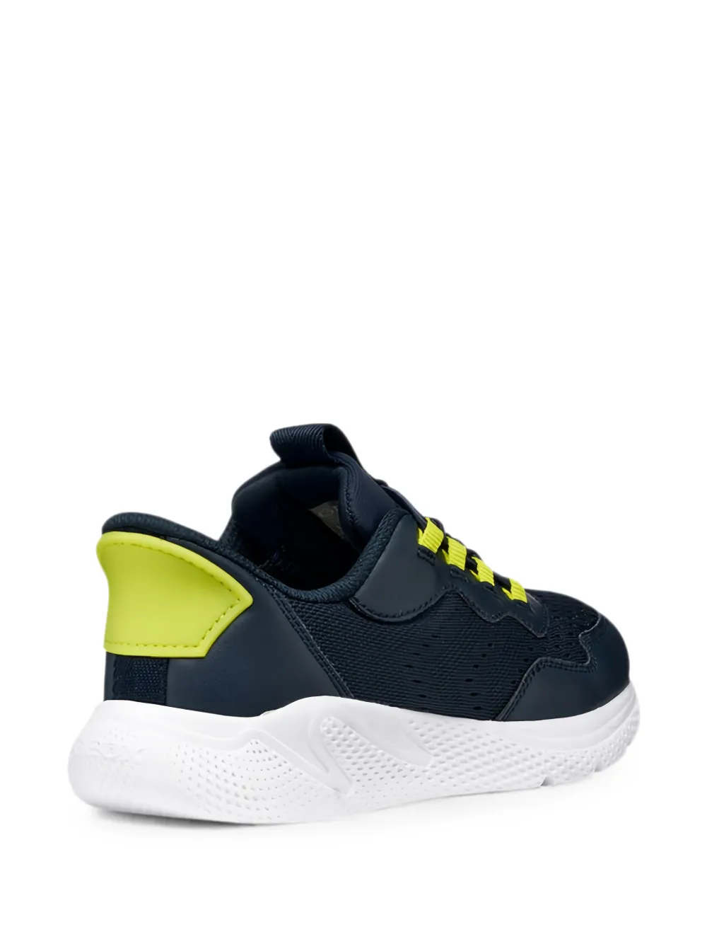 Geox Kids Sprintye Fast mesh-panelled slip-on sneakers Blauw