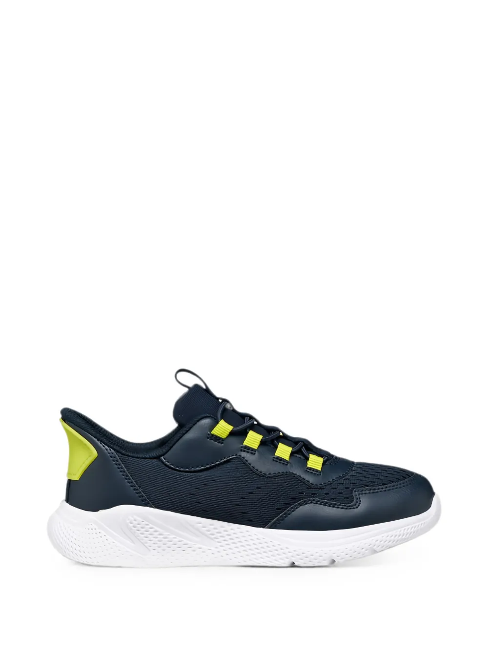 Geox Kids Sprintye Fast mesh-panelled slip-on sneakers Blauw